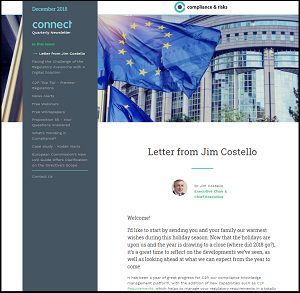 Connect: Compliance & Risks’ Quarterly Newsletter is Out Now (December)