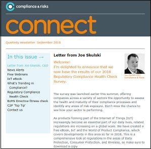 Connect: Compliance & Risks’ Quarterly Newsletter is Out Now (1.0)