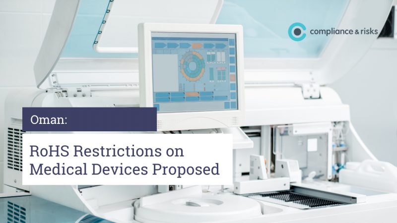 Oman to Impose RoHS Restrictions on Medical Devices