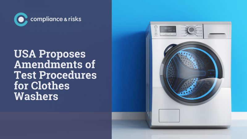 USA Proposes Amendments of Test Procedures for Clothes Washers
