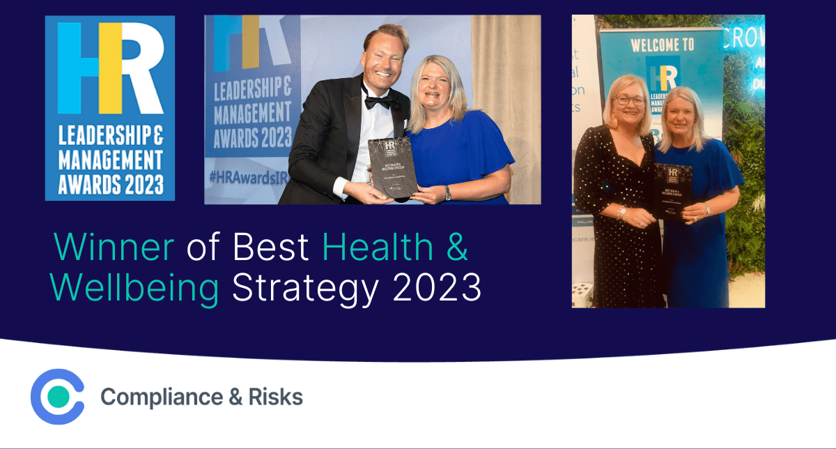 Celebrating Excellence: Compliance & Risks Wins Best Health & Wellbeing Strategy 2023
