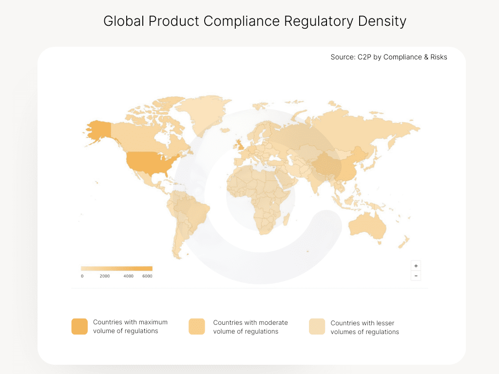 Global Product Compliance Regulatory Density 