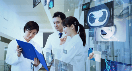 Doctors in medical setting with medical devices under EU Regulation 2024/1860