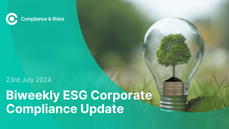 Tree growing in a lightbulb - Concept for ESG corporate compliance