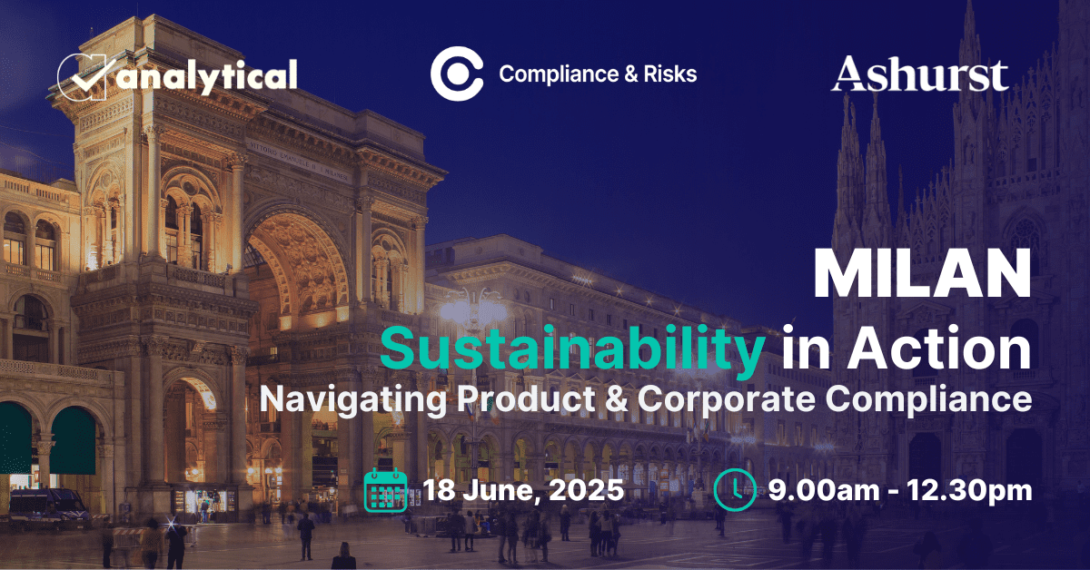 Sustainability in Action: Navigating Product & Corporate Compliance | Roundtable Milan
