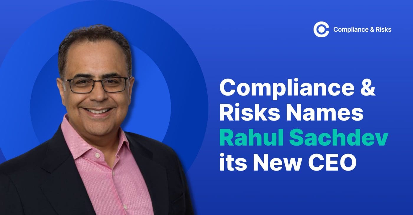 Compliance & Risks Names Rahul Sachdev its New CEO