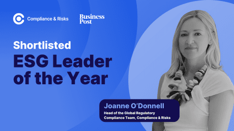 Joanne O'Donnell Shortlisted for ESG Leader of the Year Award