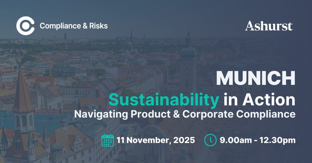 Sustainability in Action: Navigating Product & Corporate Compliance | Roundtable Munich