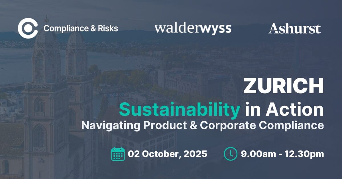 Sustainability in Action: Navigating Product & Corporate Compliance | Roundtable Zurich