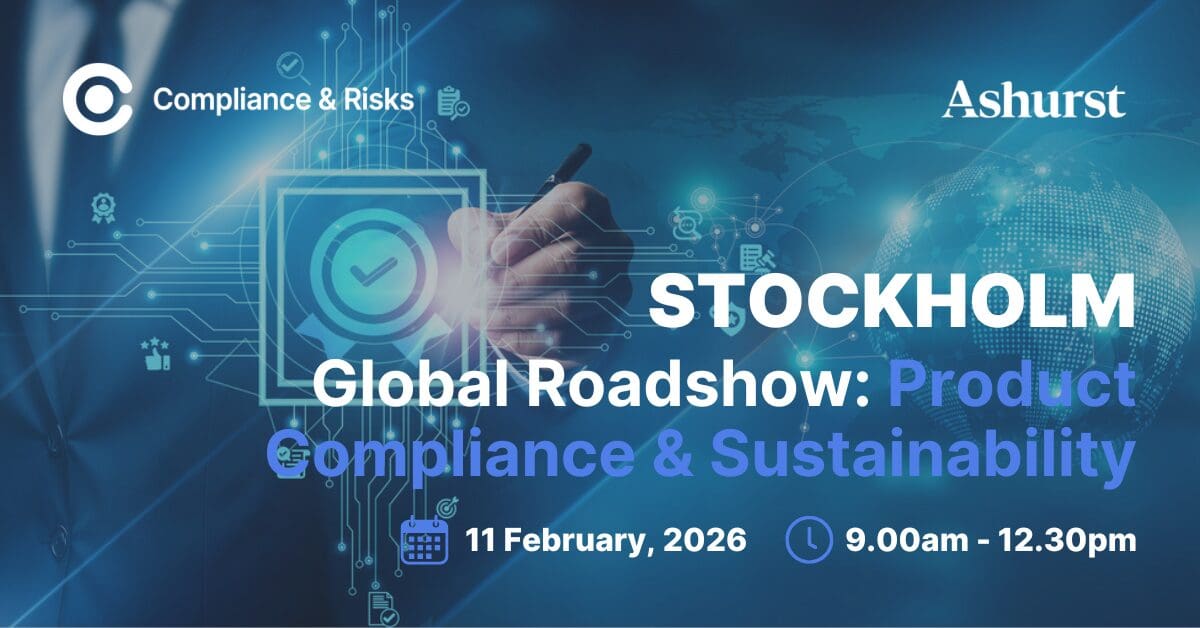 Global Roadshow: Product Compliance & Sustainability | Stockholm
